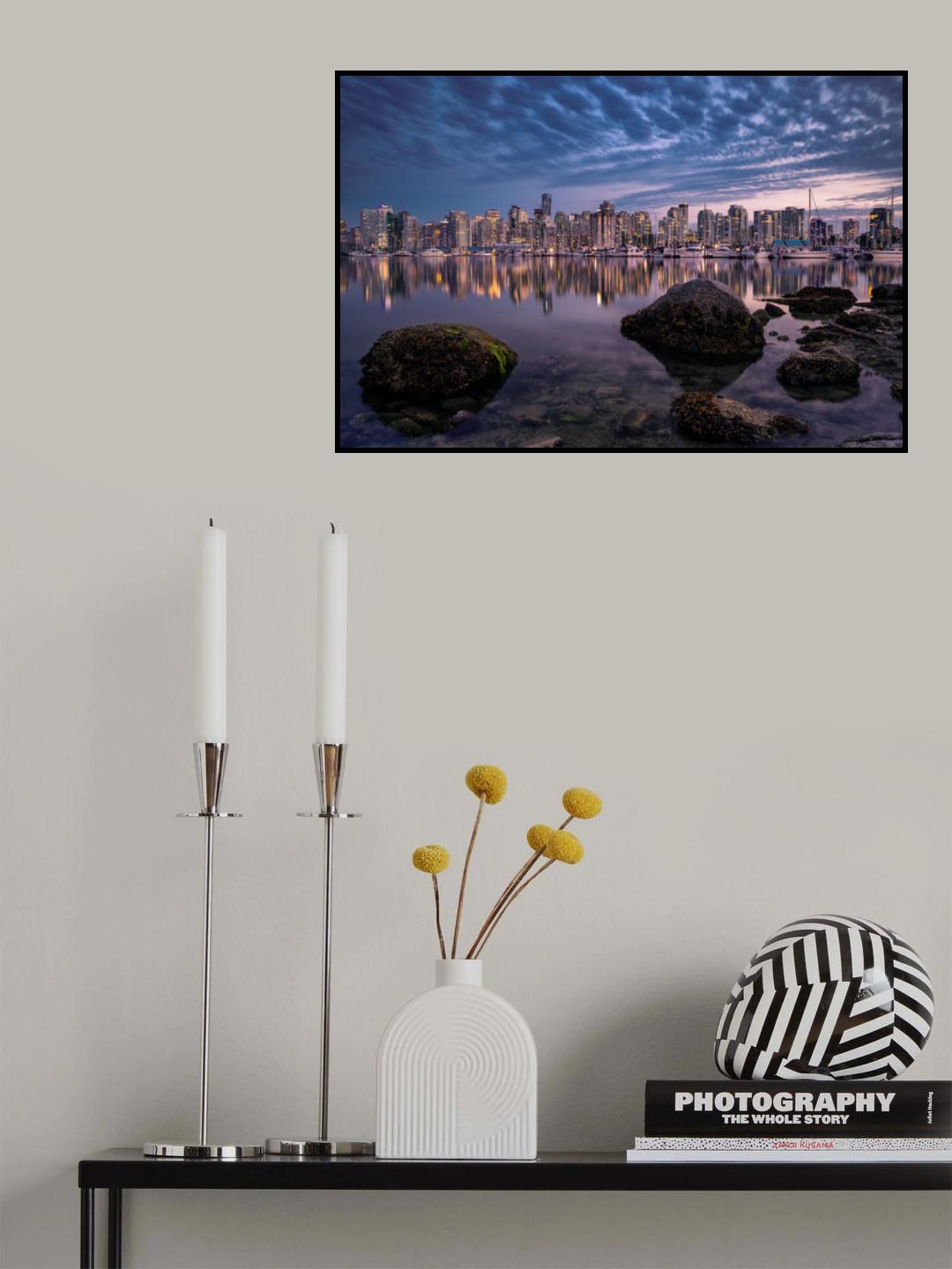 A Glowing Pearl Poster och Canvastavla