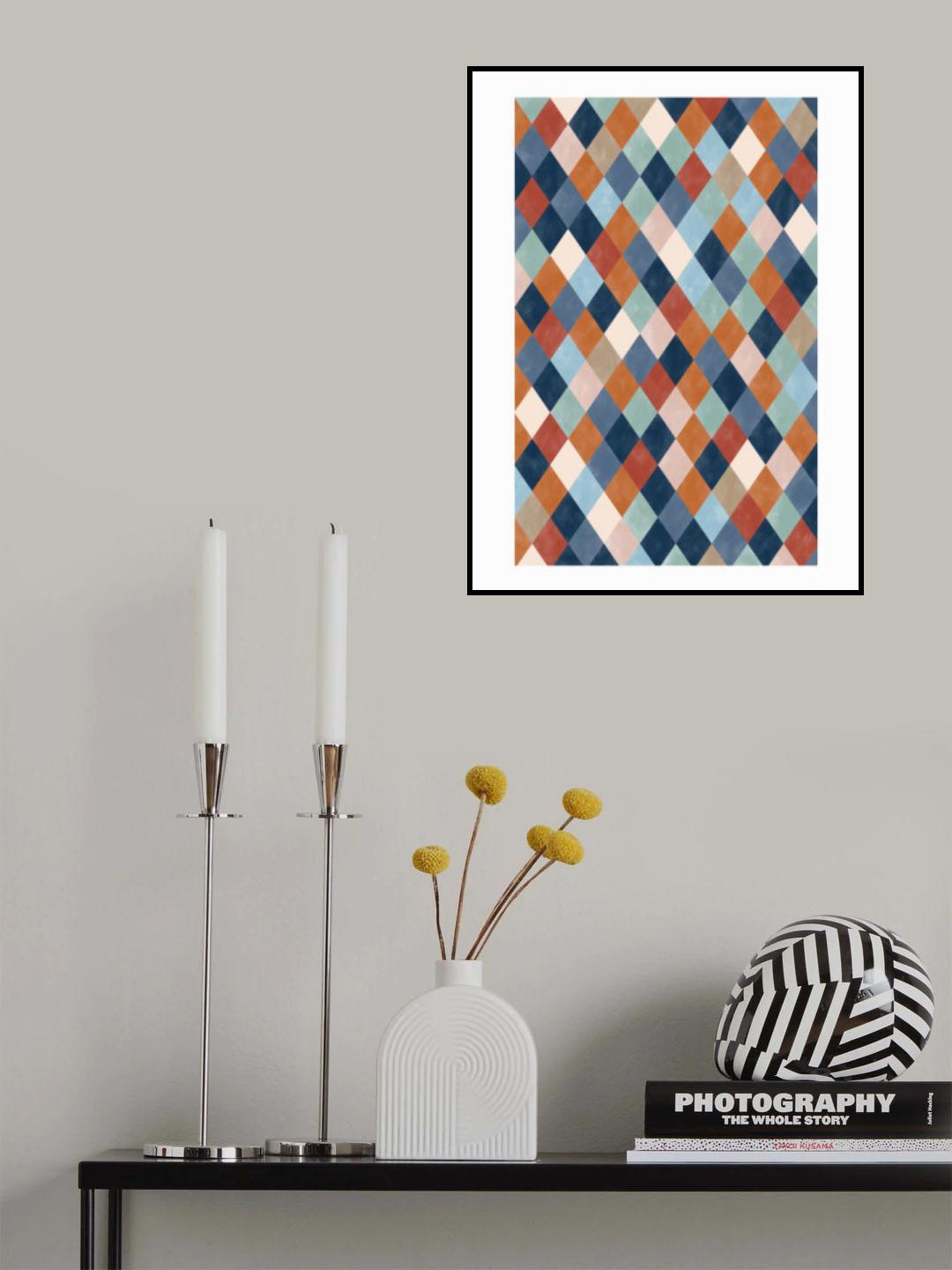 3x4 Aspectratiobluerust60 Poster och Canvastavla