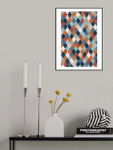 3x4 Aspectratiobluerust60 Poster och Canvastavla