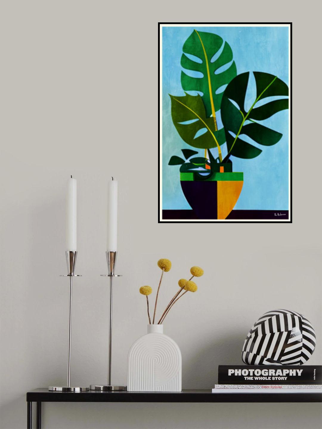 Monstera Leafs Poster och Canvastavla