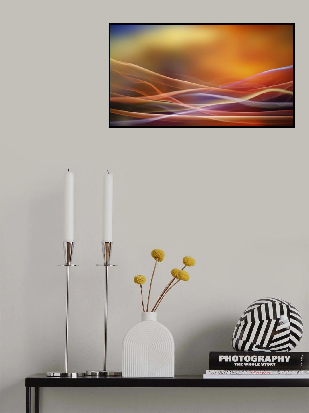 Mediterranean Sunset Poster och Canvastavla