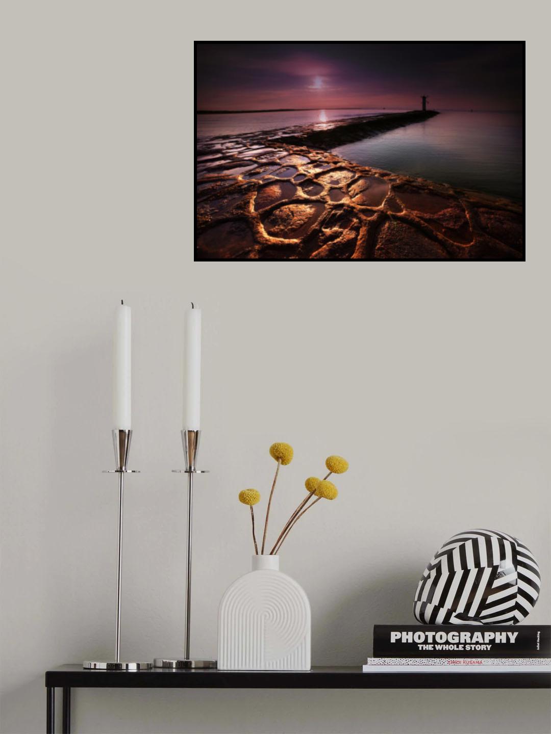Golden hour over the Baltic Sea Poster och Canvastavla