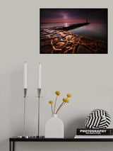 Golden hour over the Baltic Sea Poster och Canvastavla