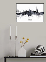 Hamburg Germany Skyline Poster och Canvastavla