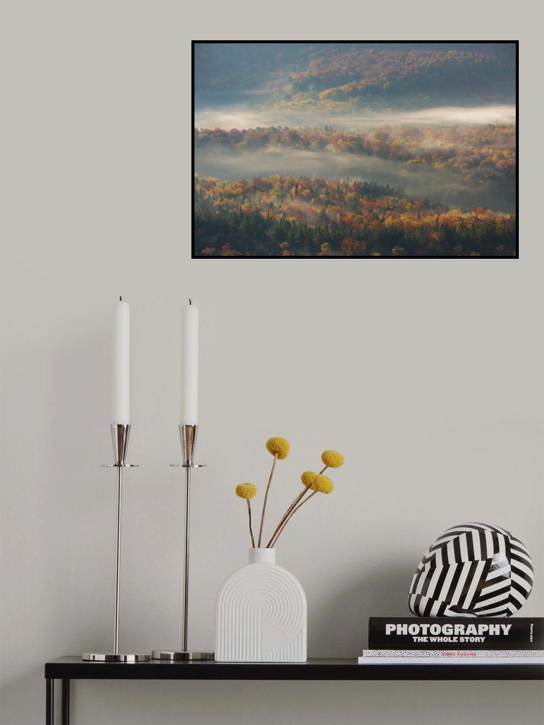 Misty Morning Poster och Canvastavla