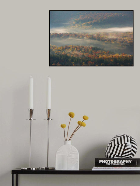 Misty Morning Poster och Canvastavla