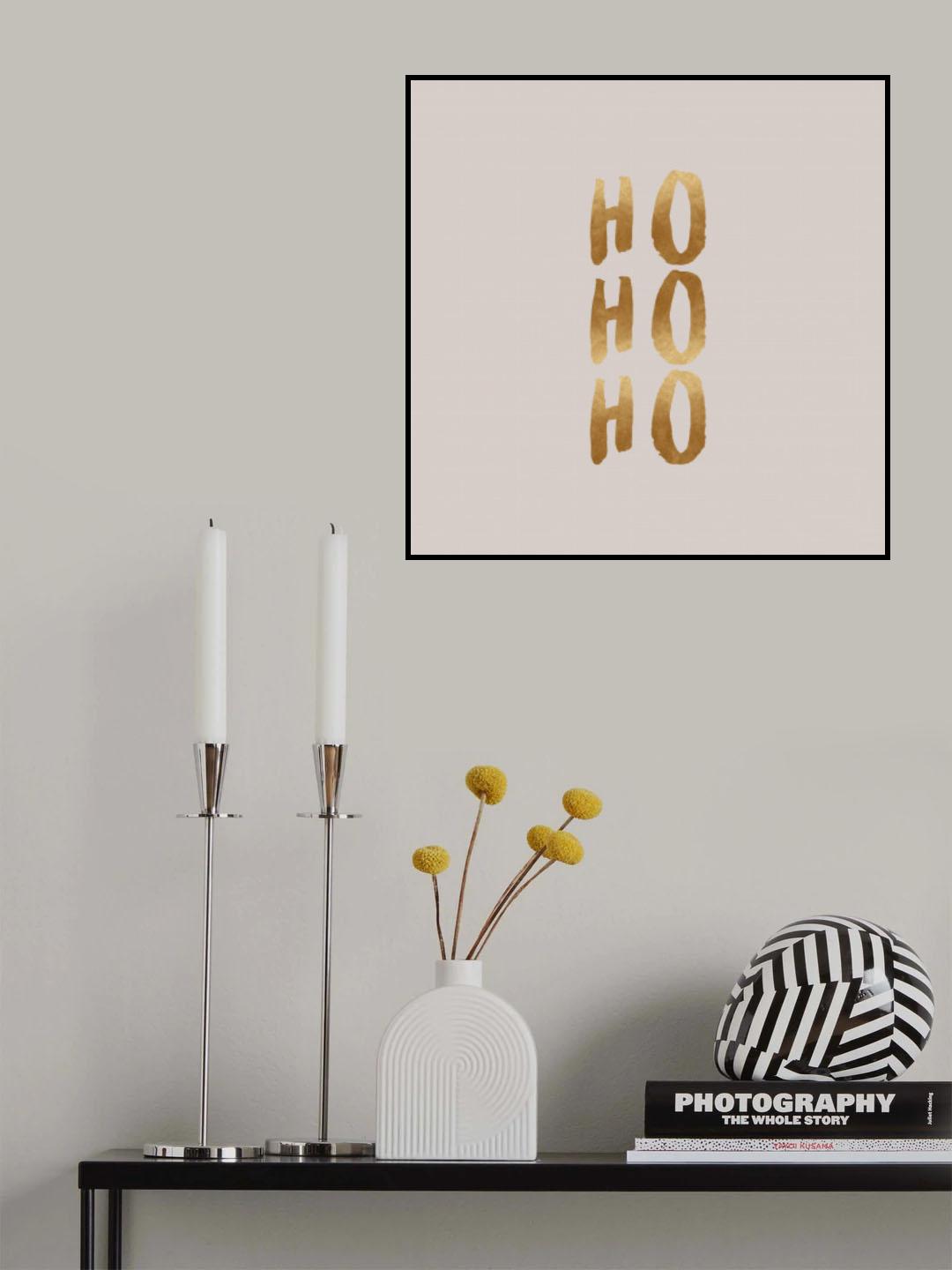 Xmas Ho Ho Ho Poster och Canvastavla