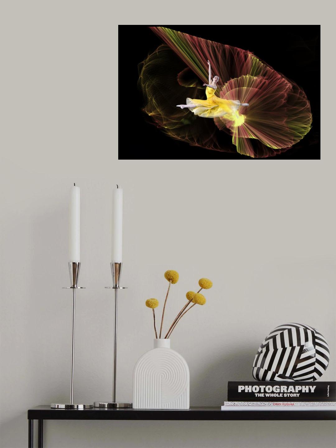 Dance with light Poster och Canvastavla