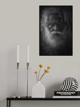 Old Rajasthani man from Varanasi Poster och Canvastavla
