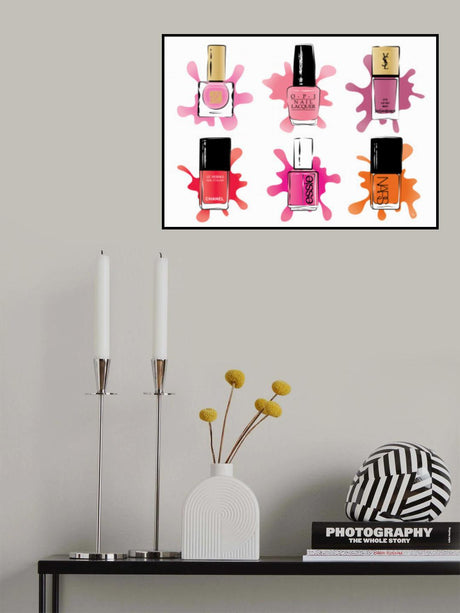 Nail Polishes Poster och Canvastavla