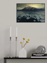 Landscape in Abraham Lake Poster och Canvastavla