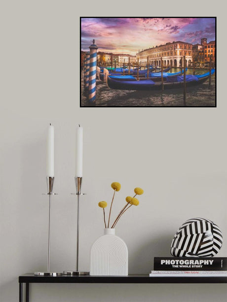 Gondolas of the Grand Canal Poster och Canvastavla
