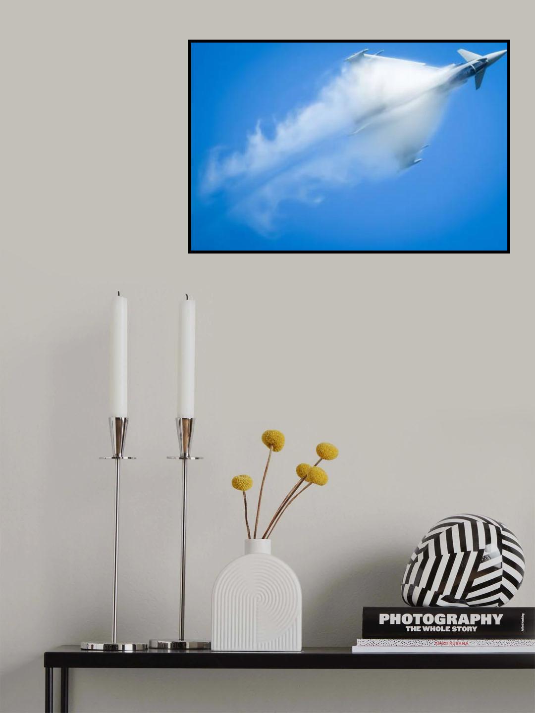 EUROFIGHTER TYPHOON HIGH SPEED HIGH Gs LOW PASS Poster och Canvastavla