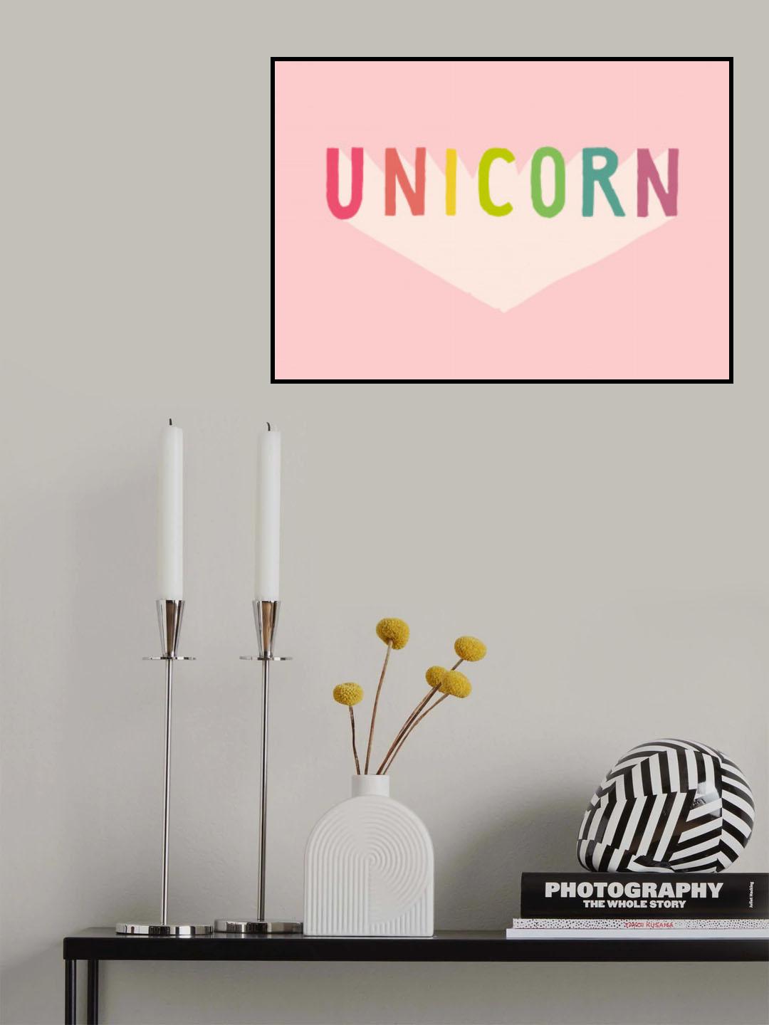 Unicorn Poster och Canvastavla