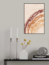 Terracotta Rainbow Poster och Canvastavla