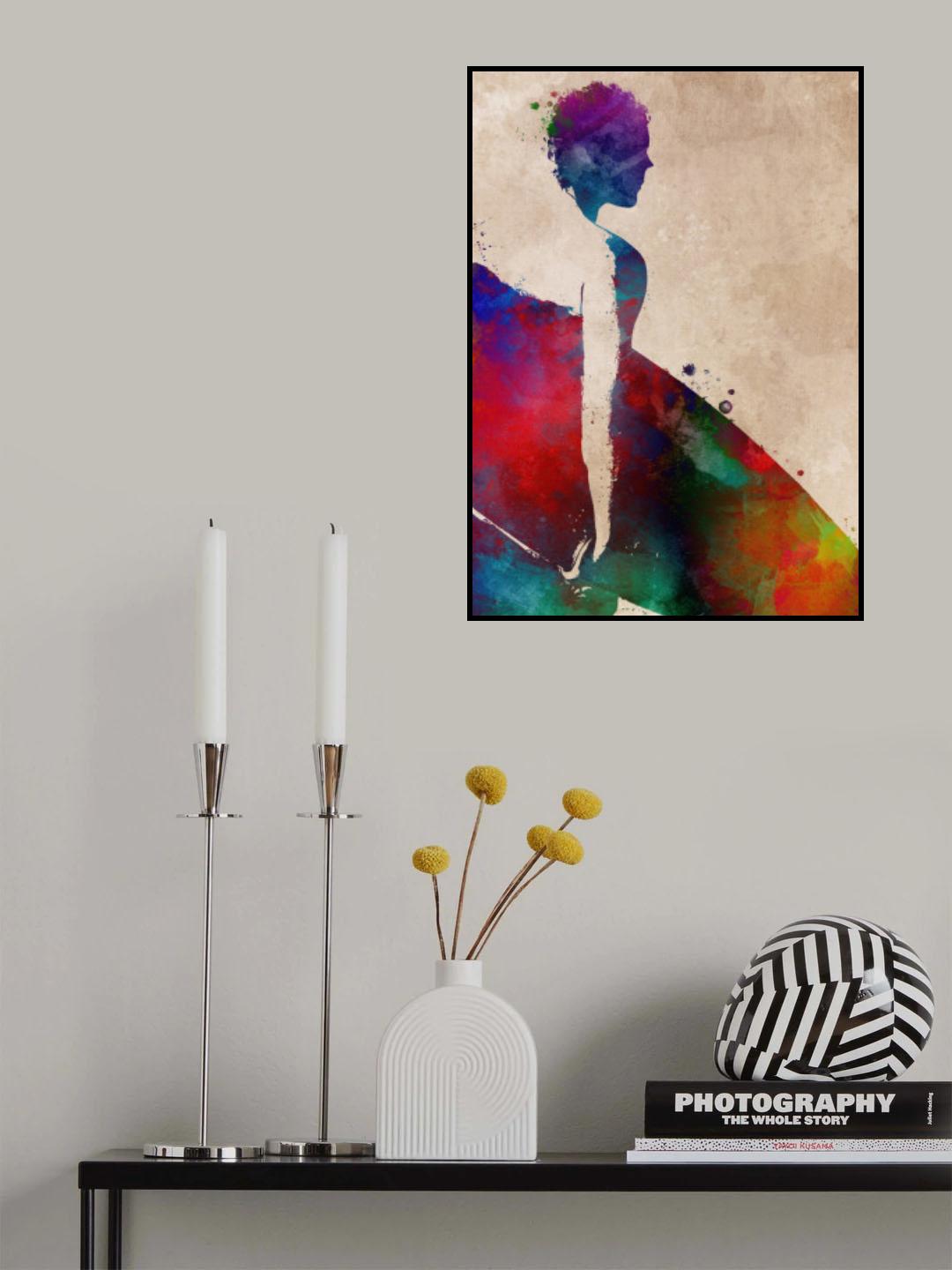 Surfer sport art Poster och Canvastavla