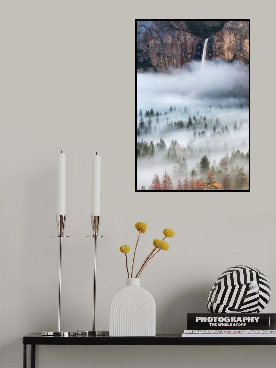 Mist Falls Poster och Canvastavla