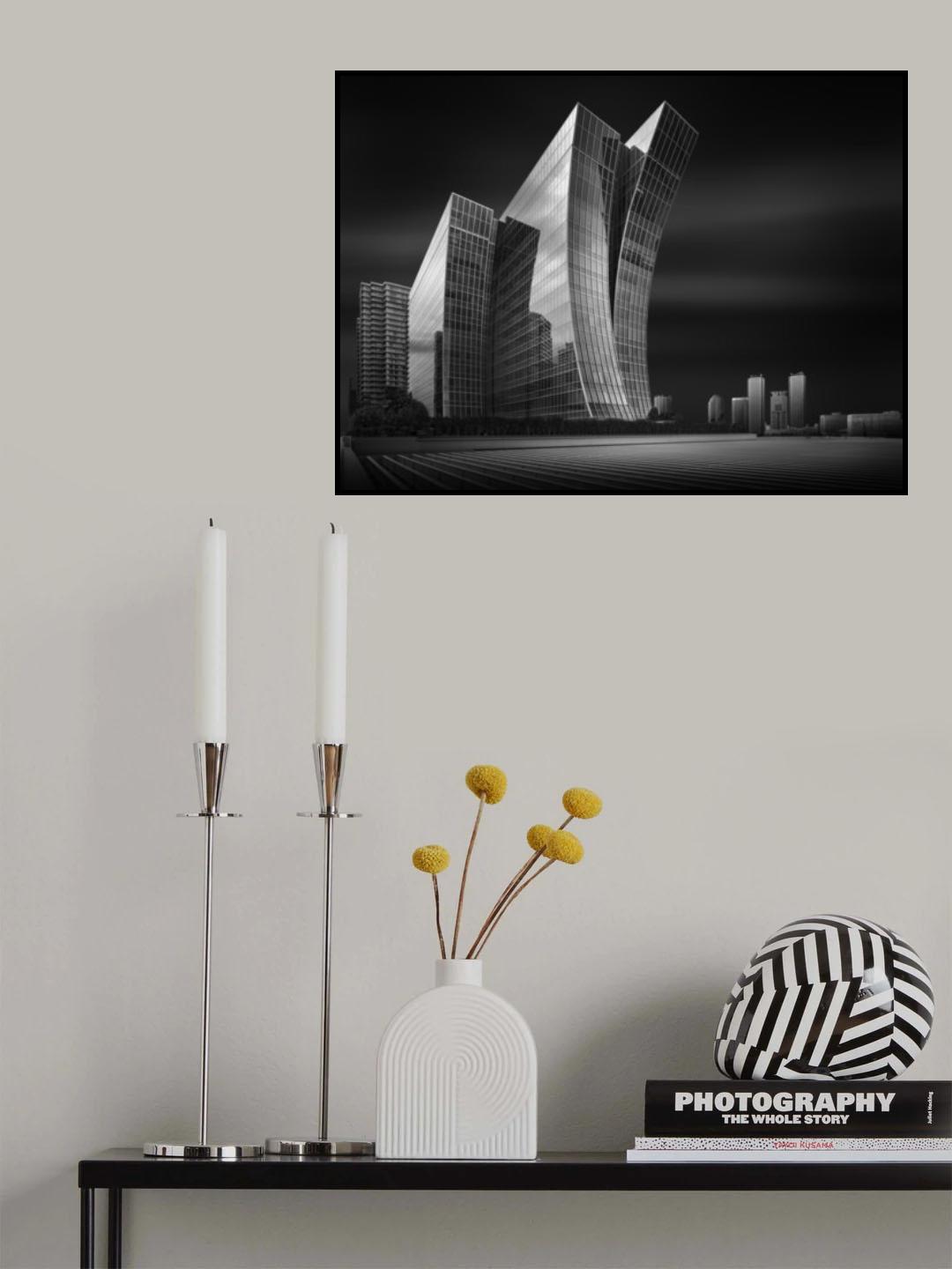 Yokohama Skylines 1 Poster och Canvastavla