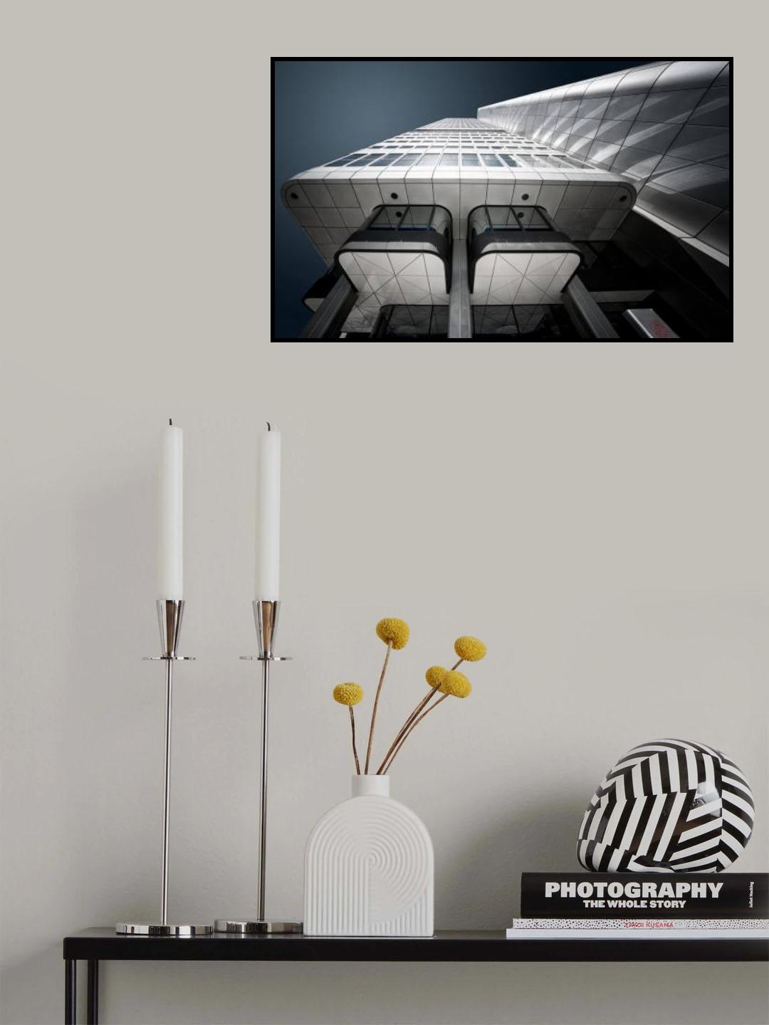 Silver Tower FFM Poster och Canvastavla