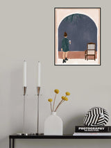 Starry Night Poster och Canvastavla
