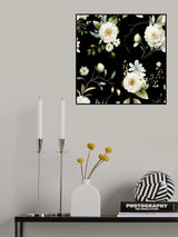 Wall Mural Wh 2 4096 Black Poster och Canvastavla