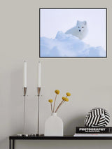 White fox Poster och Canvastavla