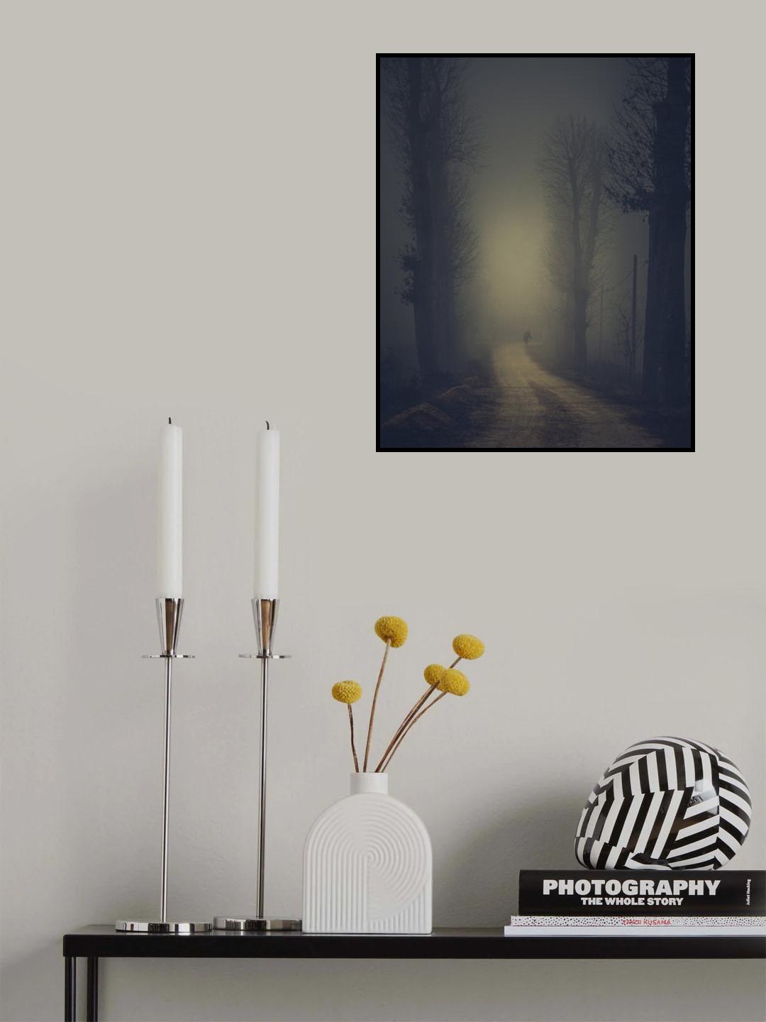 Man in the fog Poster och Canvastavla