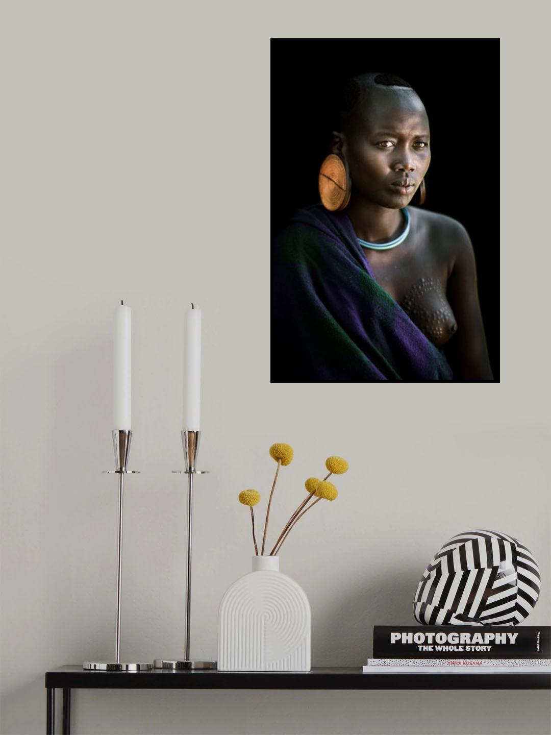 Suri tribes girl Poster och Canvastavla