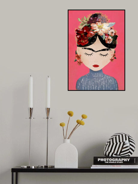 Frida (Pink Version) Poster och Canvastavla