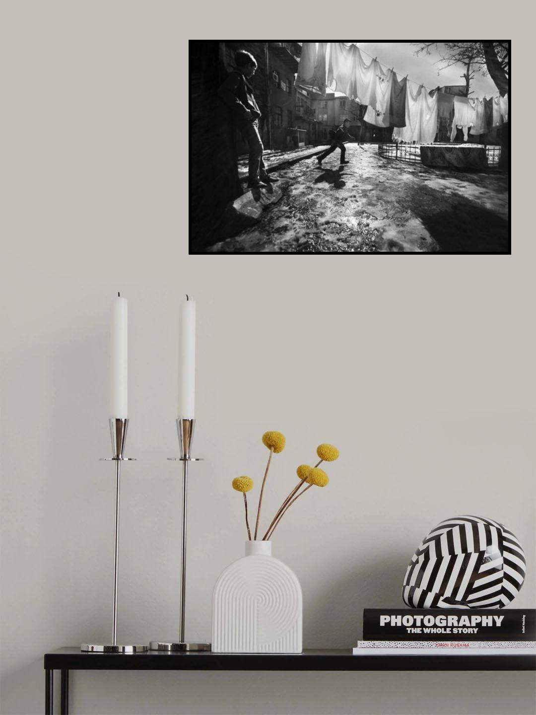 Play with light and clothes Poster och Canvastavla