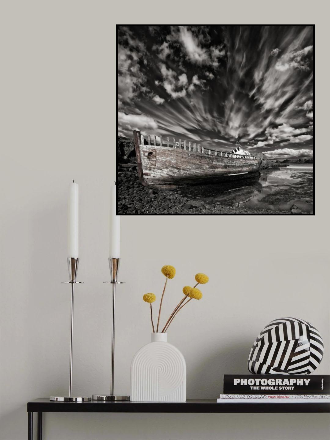 Resting there (mono) Poster och Canvastavla