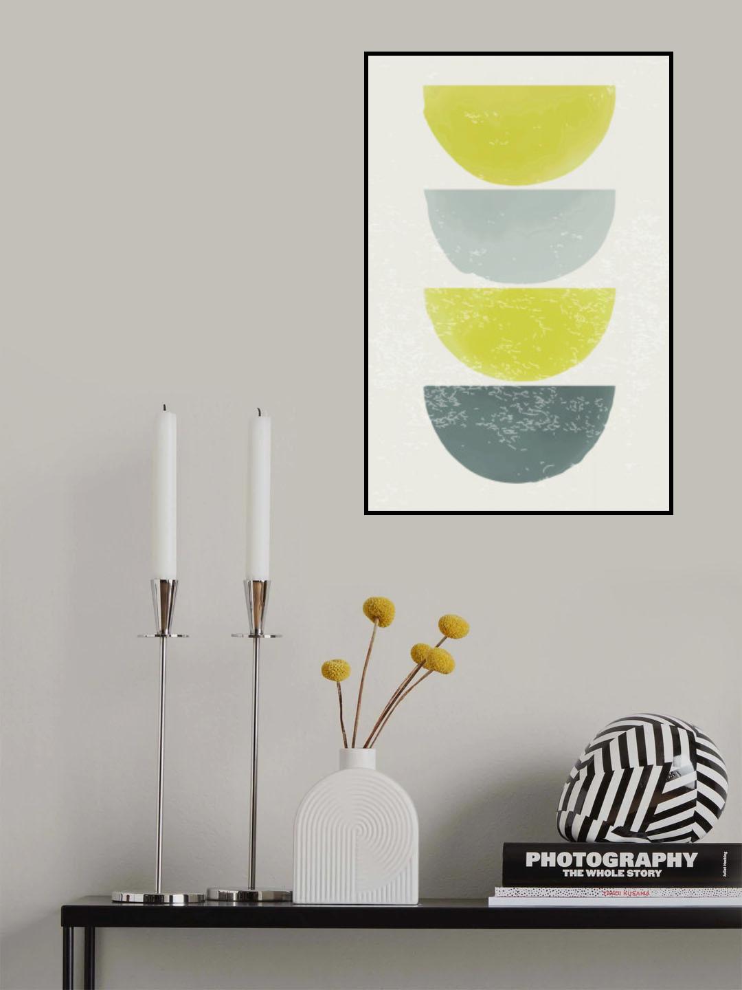 Watercolor Minimal Set #1 Poster och Canvastavla