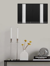 White symmetry Poster och Canvastavla