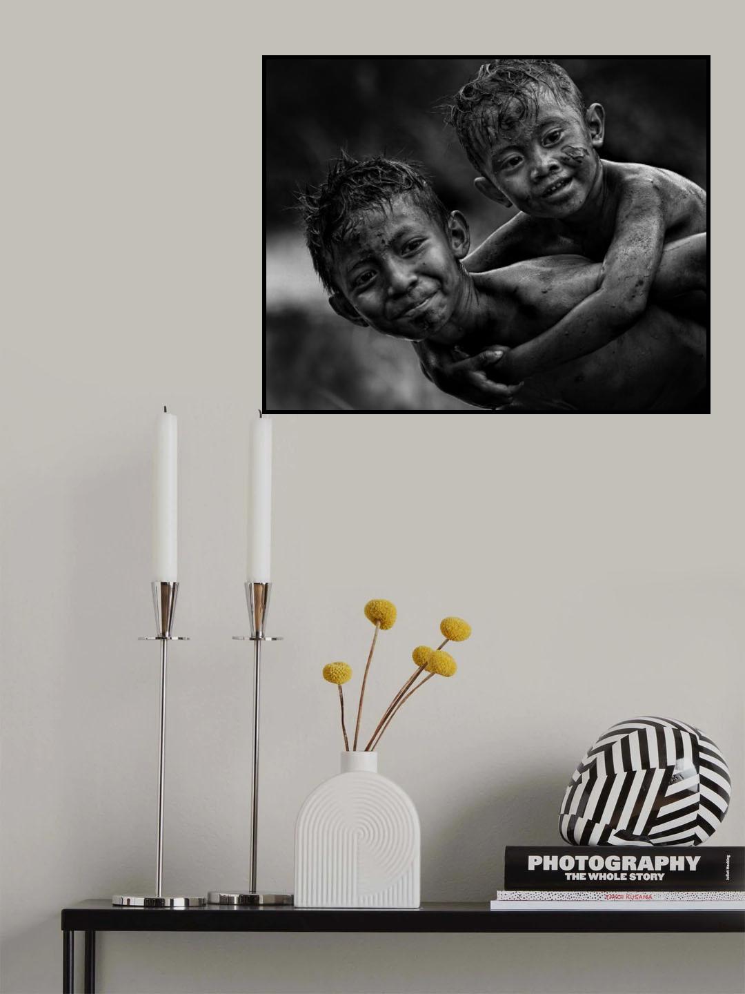 Gendong Poster och Canvastavla