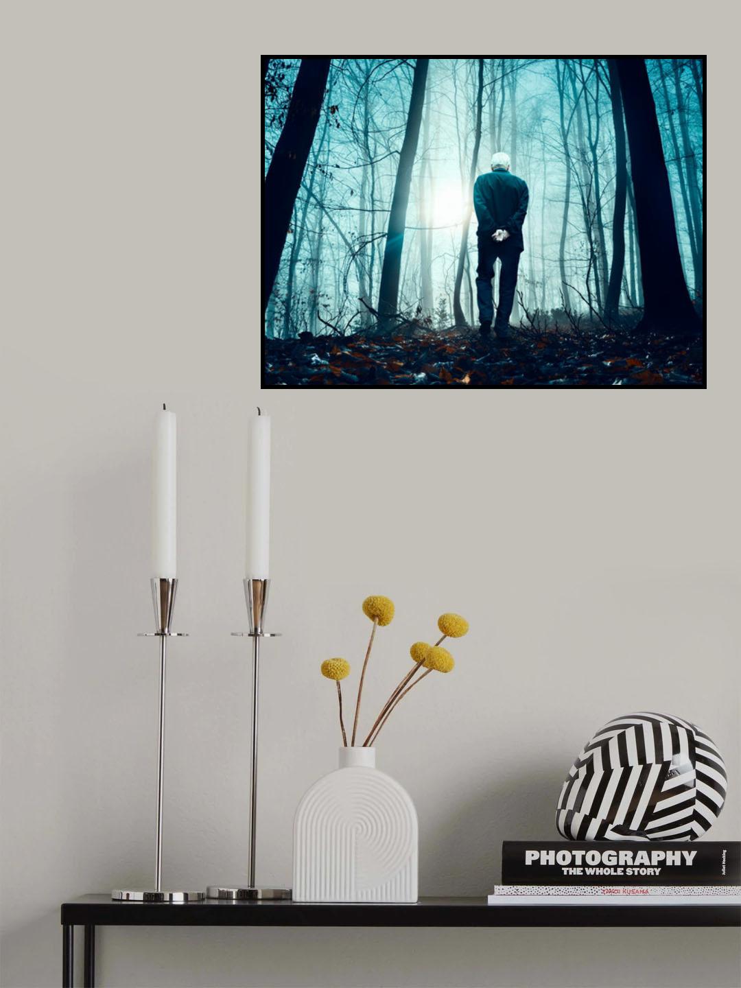 Go for Light Poster och Canvastavla