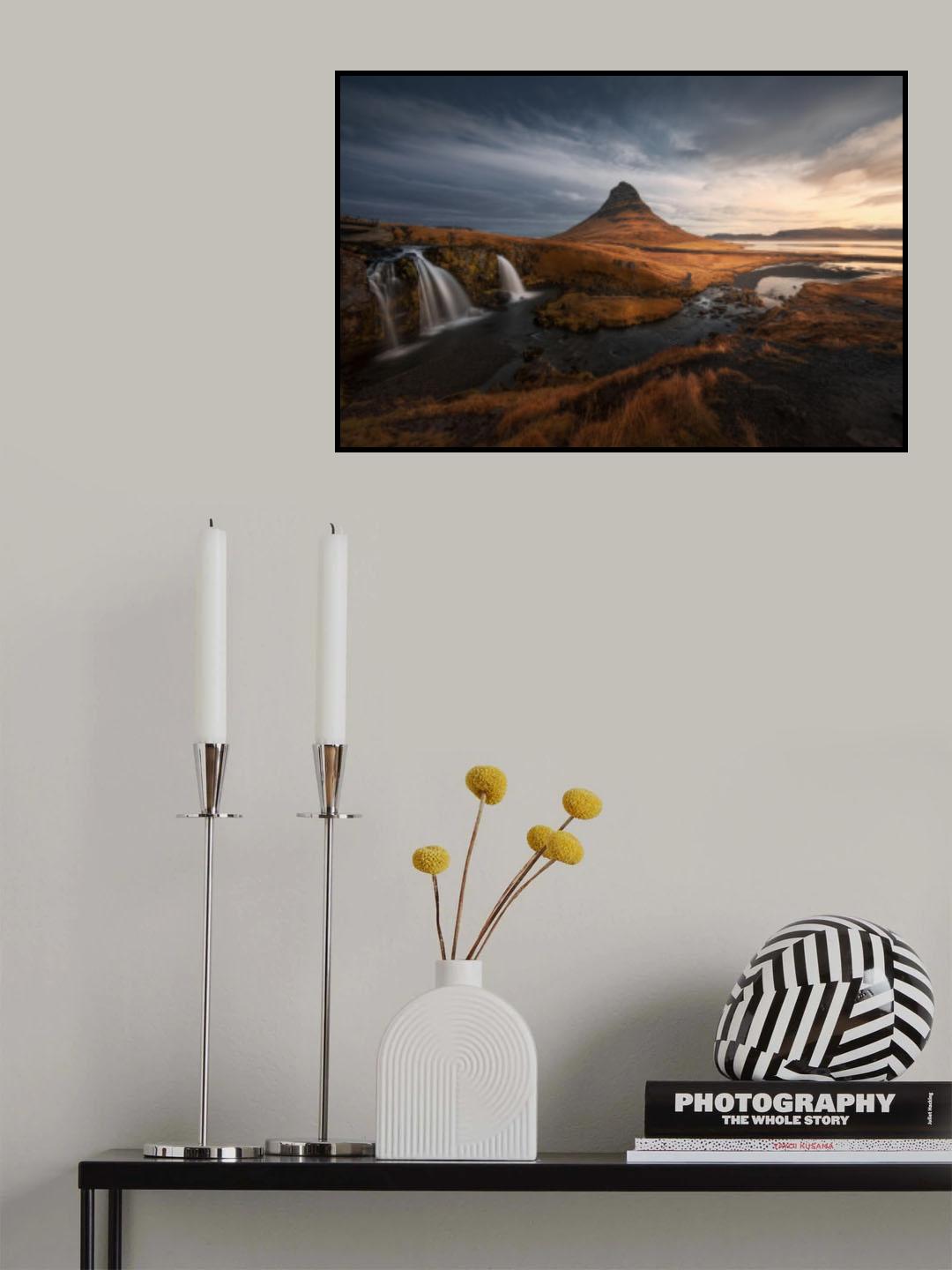Kirkjufell Poster och Canvastavla
