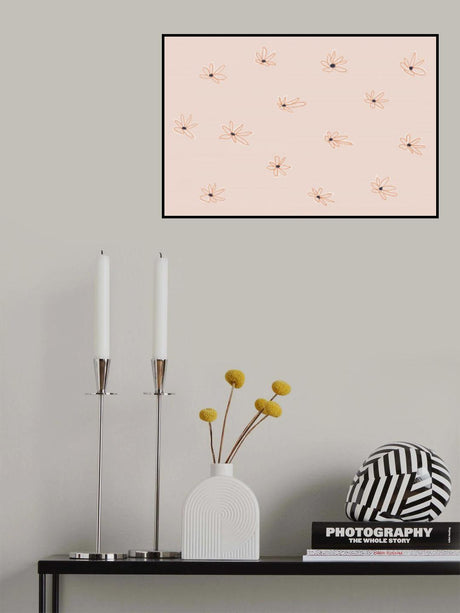 Naive Flowers Poster och Canvastavla