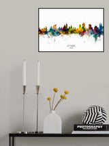 Ottawa Canada Skyline Poster och Canvastavla