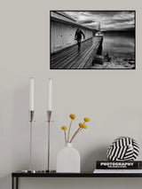 Storm in the fjord Poster och Canvastavla