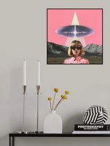 2Cool2bAbducted Collage Art Poster och Canvastavla