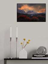 Fire Balls of Torres del Paine Poster och Canvastavla