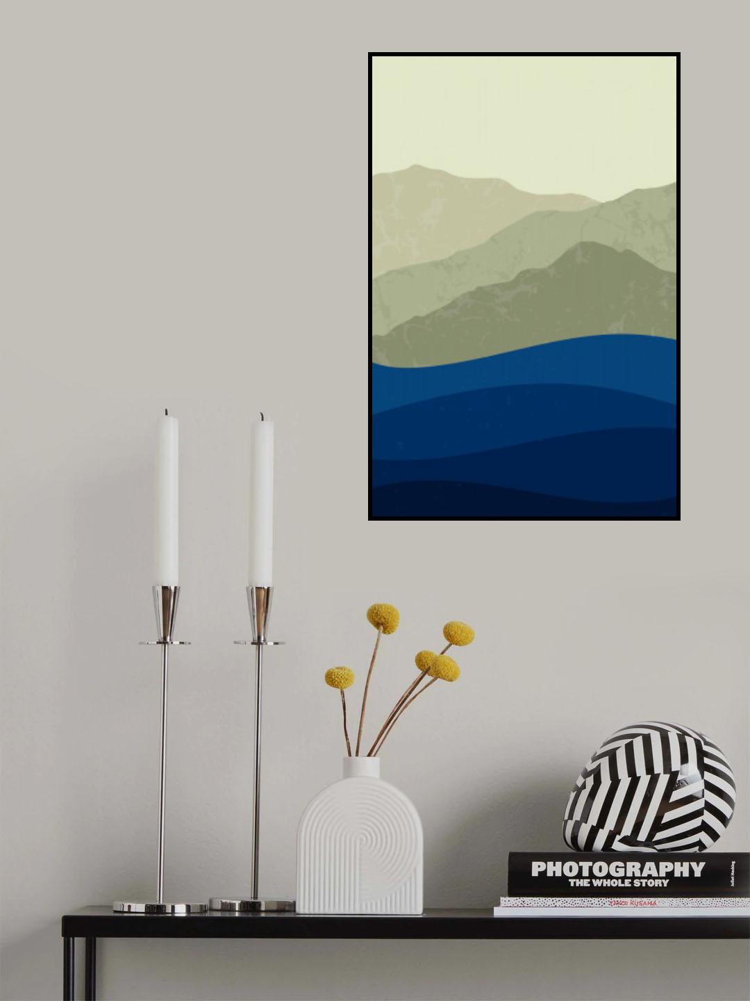 Mountains #3 Poster och Canvastavla