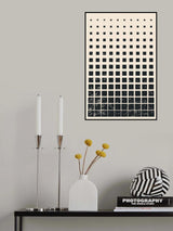 Minimal Halftone Shapes #1 Poster och Canvastavla