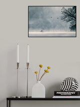 Misty lake Poster och Canvastavla