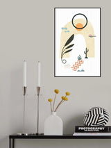 Tropical Villa Color and Shapes 16 Poster och Canvastavla