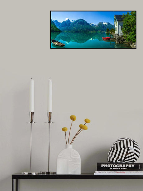 The Glacier Lake Poster och Canvastavla