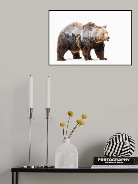 Bear Poster och Canvastavla