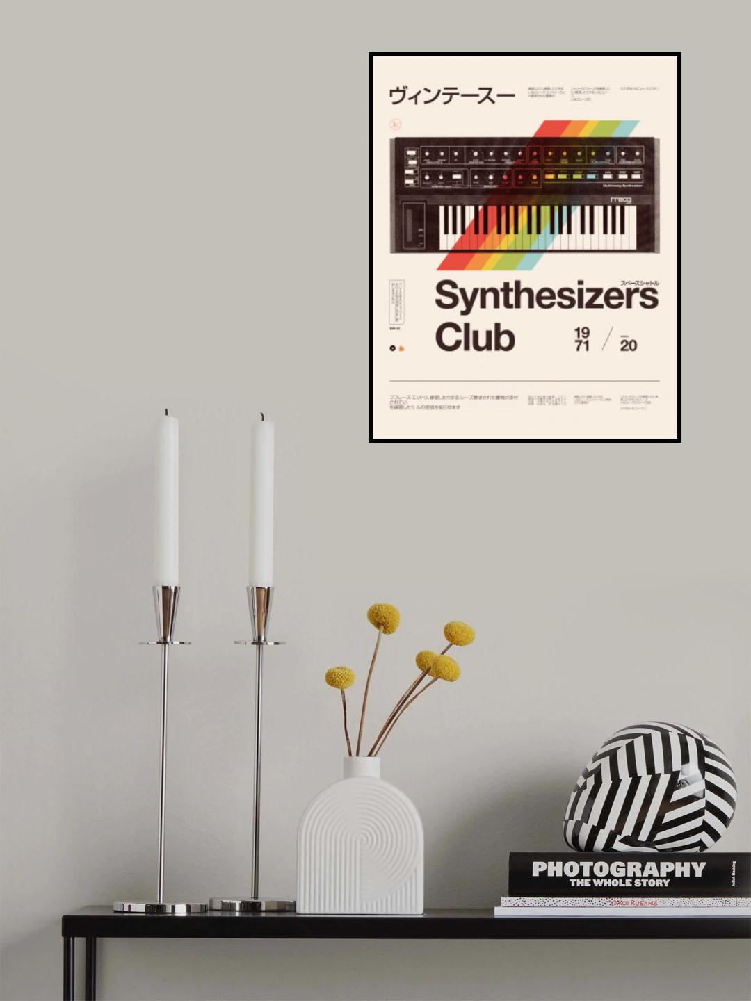 Synthe Club Poster och Canvastavla