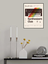 Synthe Club Poster och Canvastavla