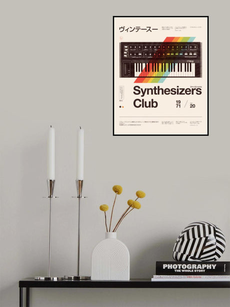 Synthe Club Poster och Canvastavla